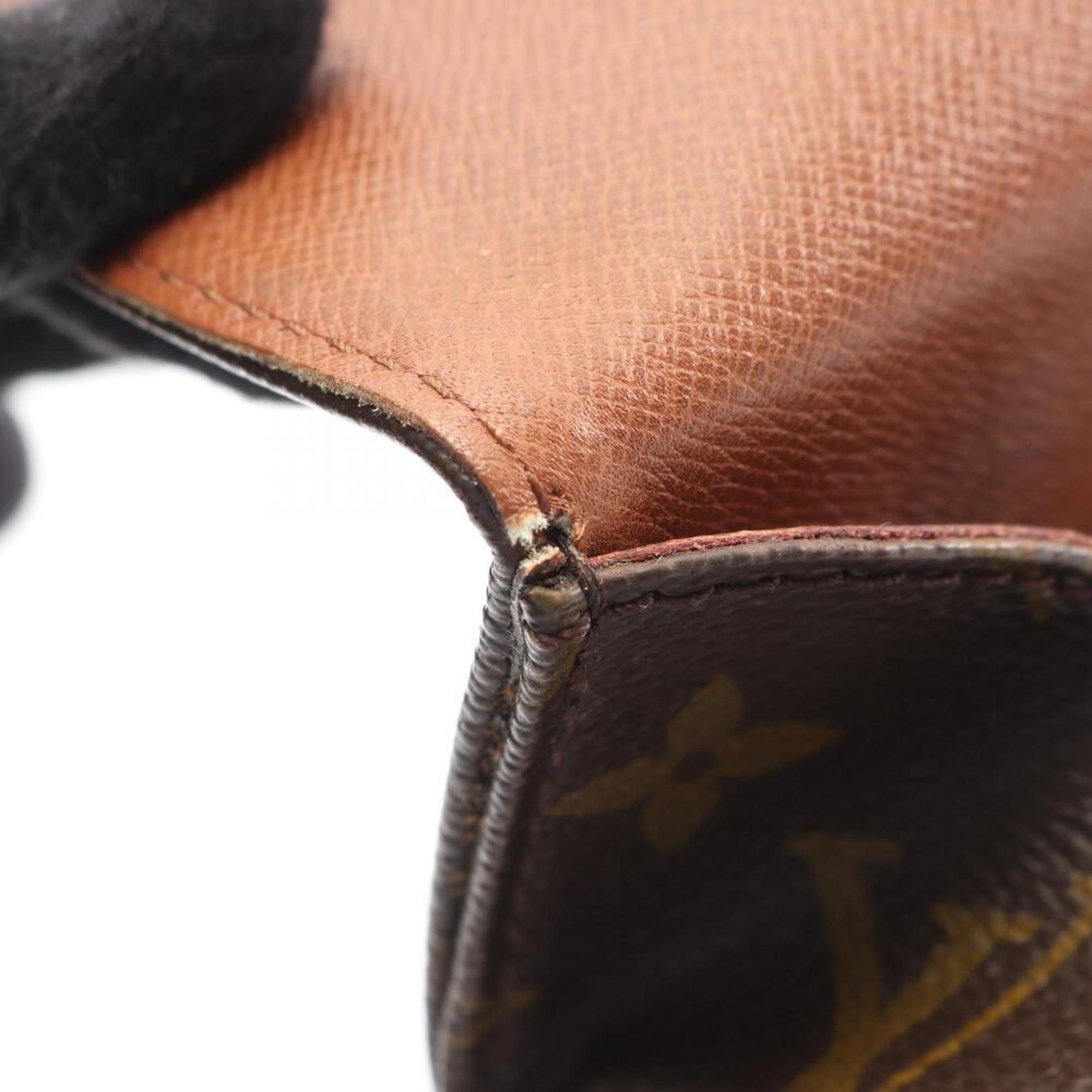 LOUIS VUITTON Authentic Brown Monogram Leather Shoulder Bag - Picture 7 of 11